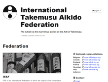 Tablet Screenshot of itaf-international.org
